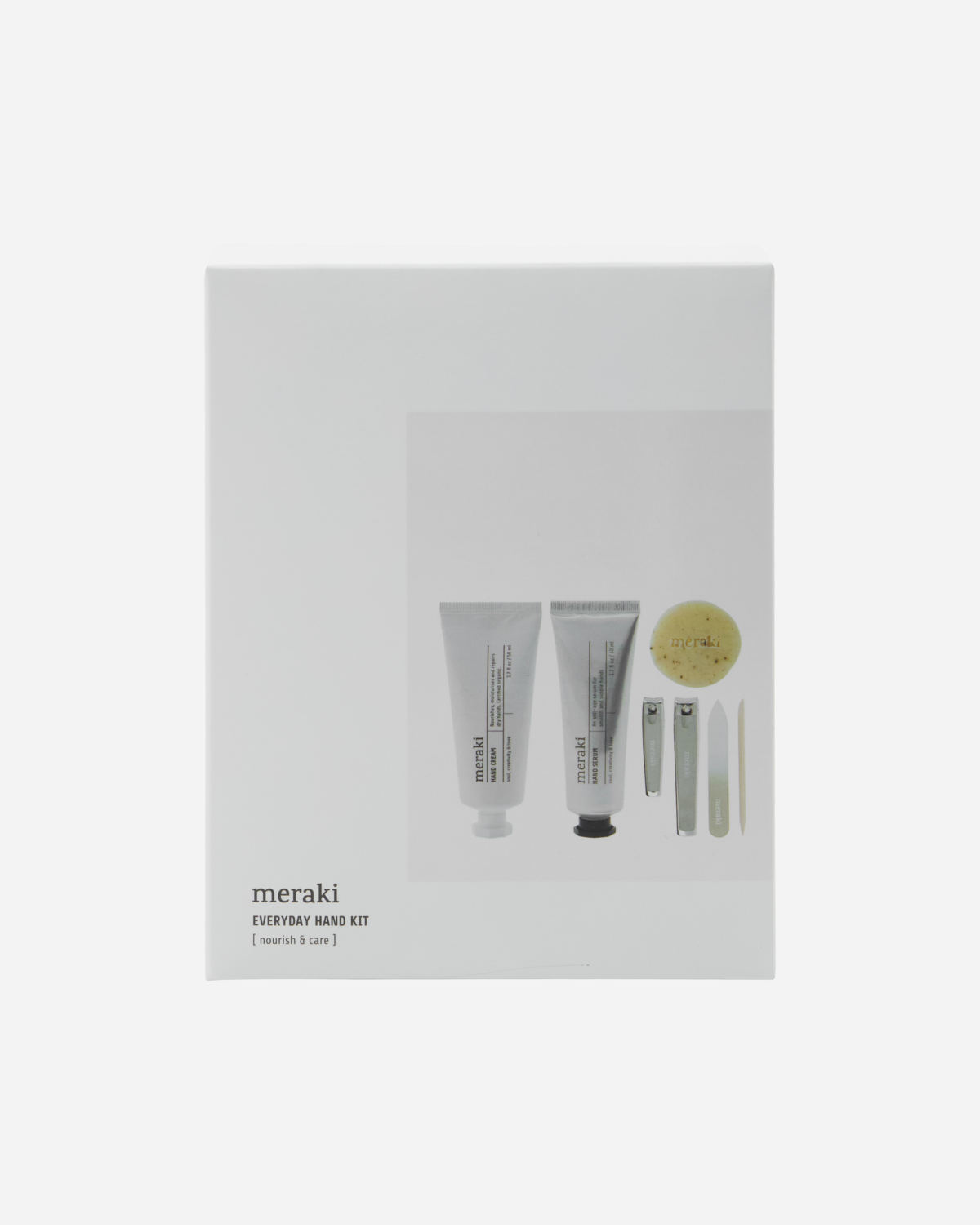 - Gift Box, Hand Cream + Hand Serum + Soap + Nail Kit - White - 50 ml, 50 ml, 20 g v:3015406