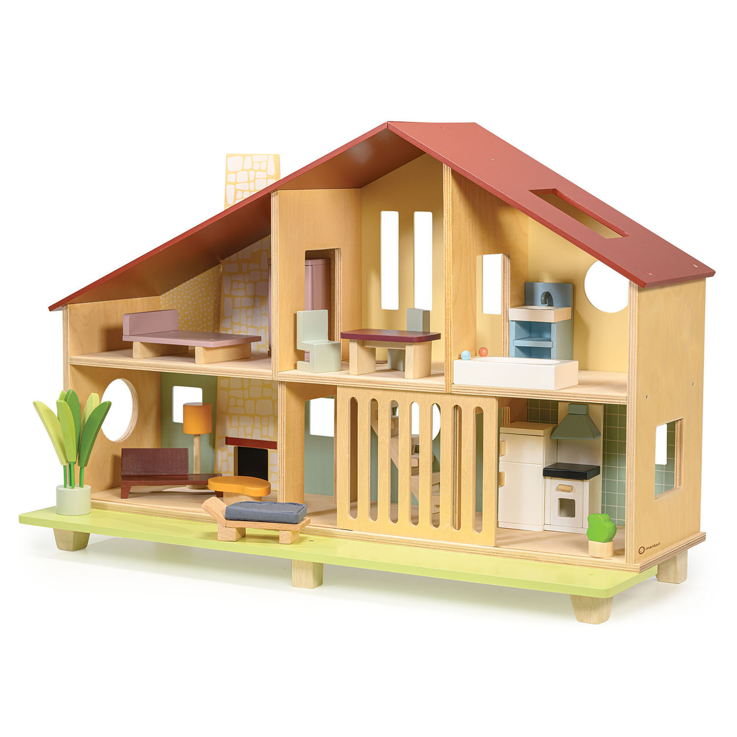 Mentari – Dollhouse with Furniture – Cedar Chalet (MT7605) – Gratis frakt v:6326431 Mentari – Dollhouse with Furniture – Cedar Chalet (MT7605) – Gratis frakt v:6326431