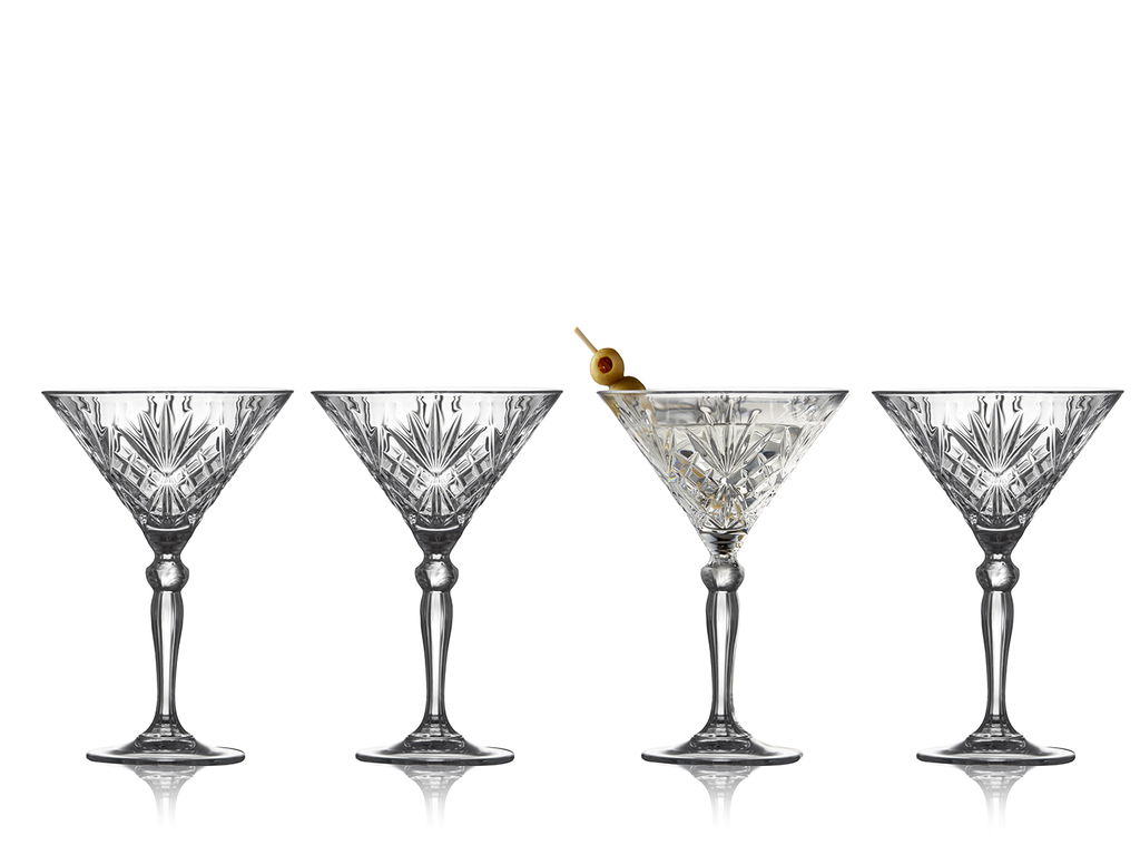 Lyngby Glas – Crystal Melodia Cocktailglass 21 cl – 4 stk. v:3184970