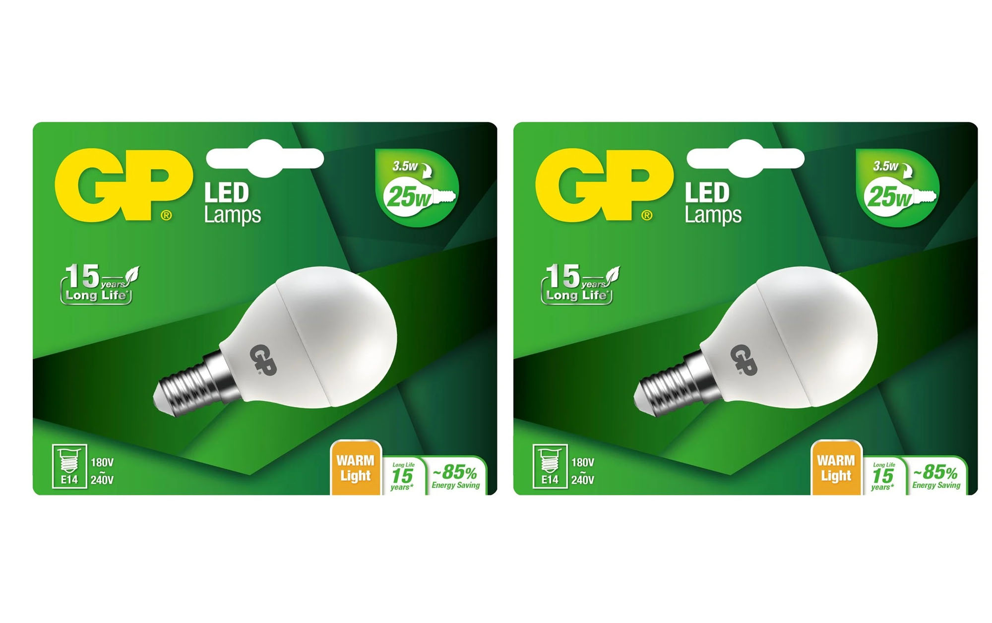 GP - LED Lamp Mini Globe, E14, 3.5W (25W), 250lm I Bundle (2 Pcs) v:1412967