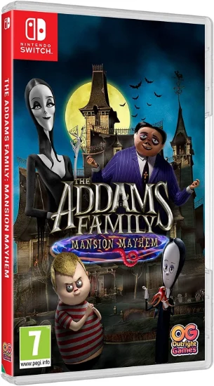 The Addams Family: Mansion Mayhem - Nintendo Switch - Engelsk - Standard v:6887212