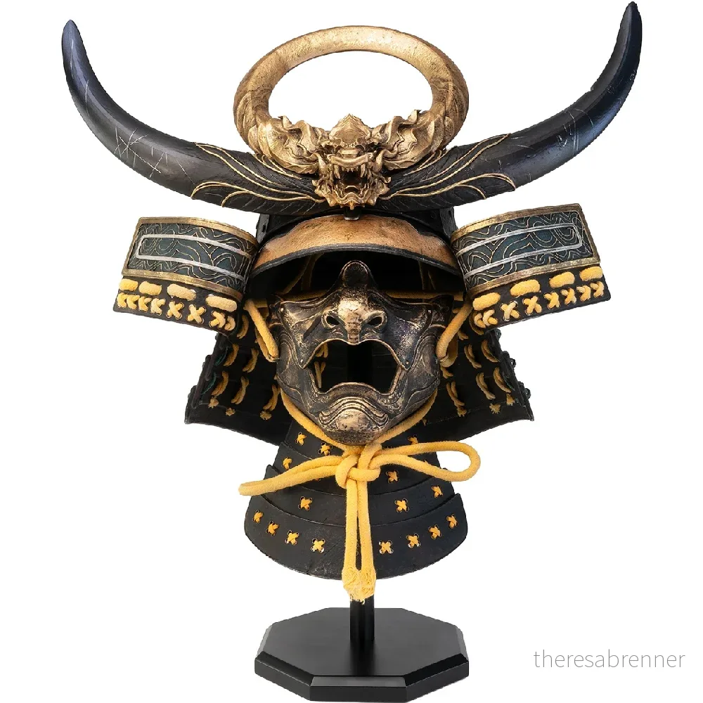 PureArts Assassin's Creed – Yasuke Helmet 1/1 Scale Replica – Gratis frakt v:4246740