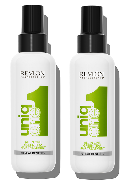 Uniq One - 2 x All in One Green Tea Hair Treatment 150 ml - 300 v:7307420