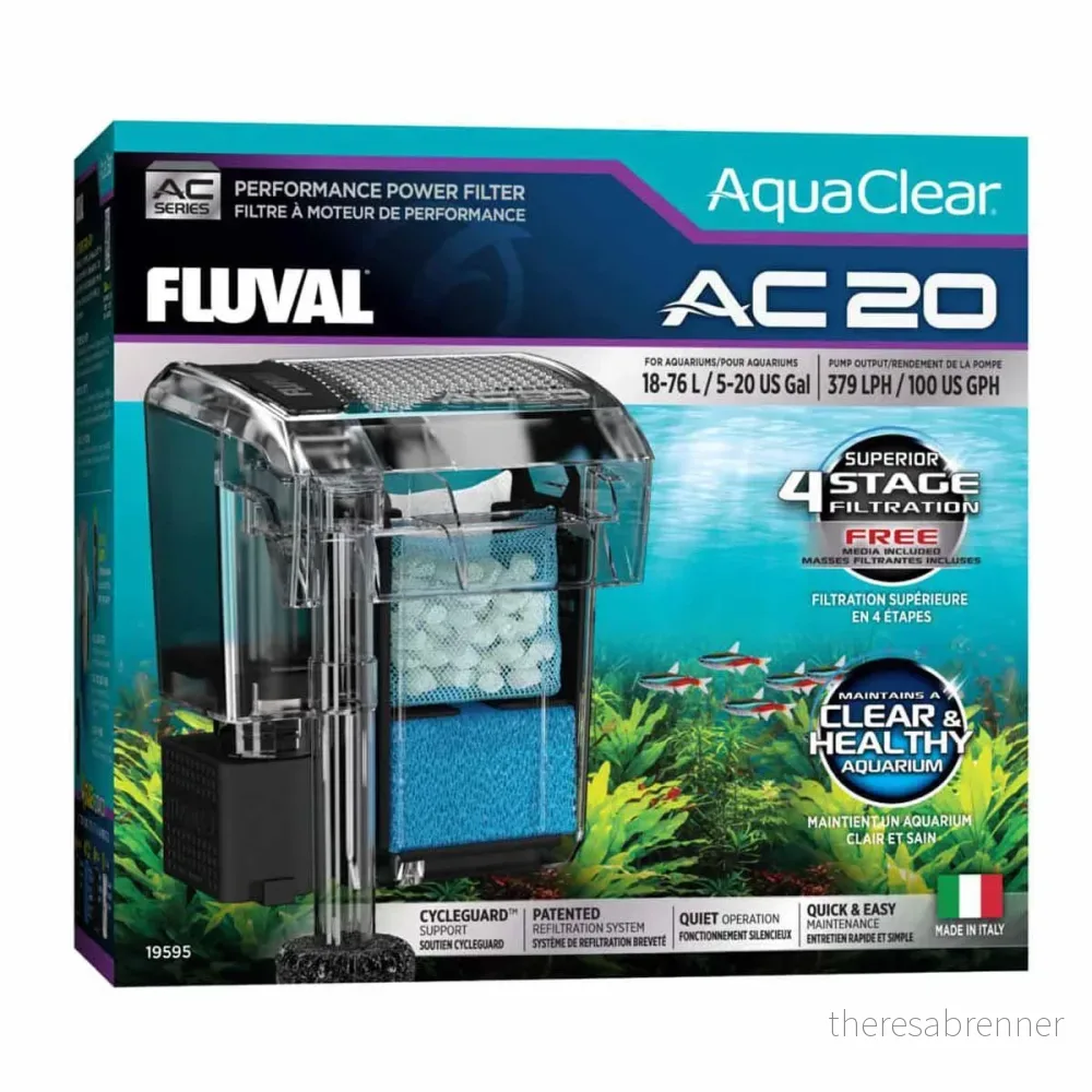 Fluval – AquaClear AC 20 Hang-On Filter – 379 L/H – 18–76L v:9978157 Fluval – AquaClear AC 20 Hang-On Filter – 379 L/H – 18–76L v:9978157