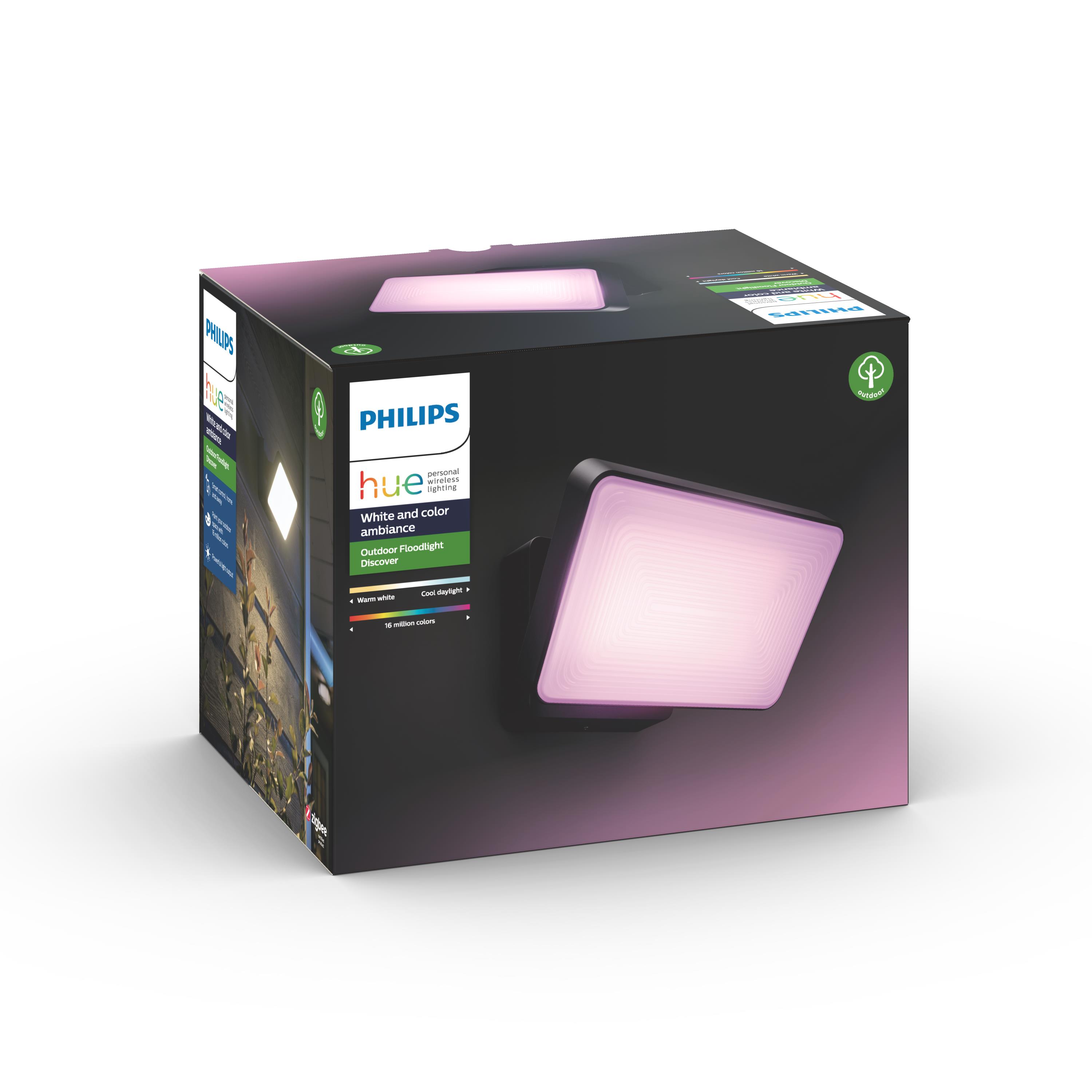 Philips Hue – Discover Svart Utendørs – White & Color Ambiance – Gratis frakt v:6814301