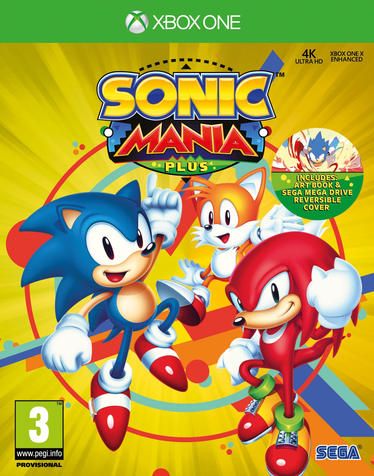 Sonic Mania Plus - Xbox One - Engelsk - Standard v:1694651