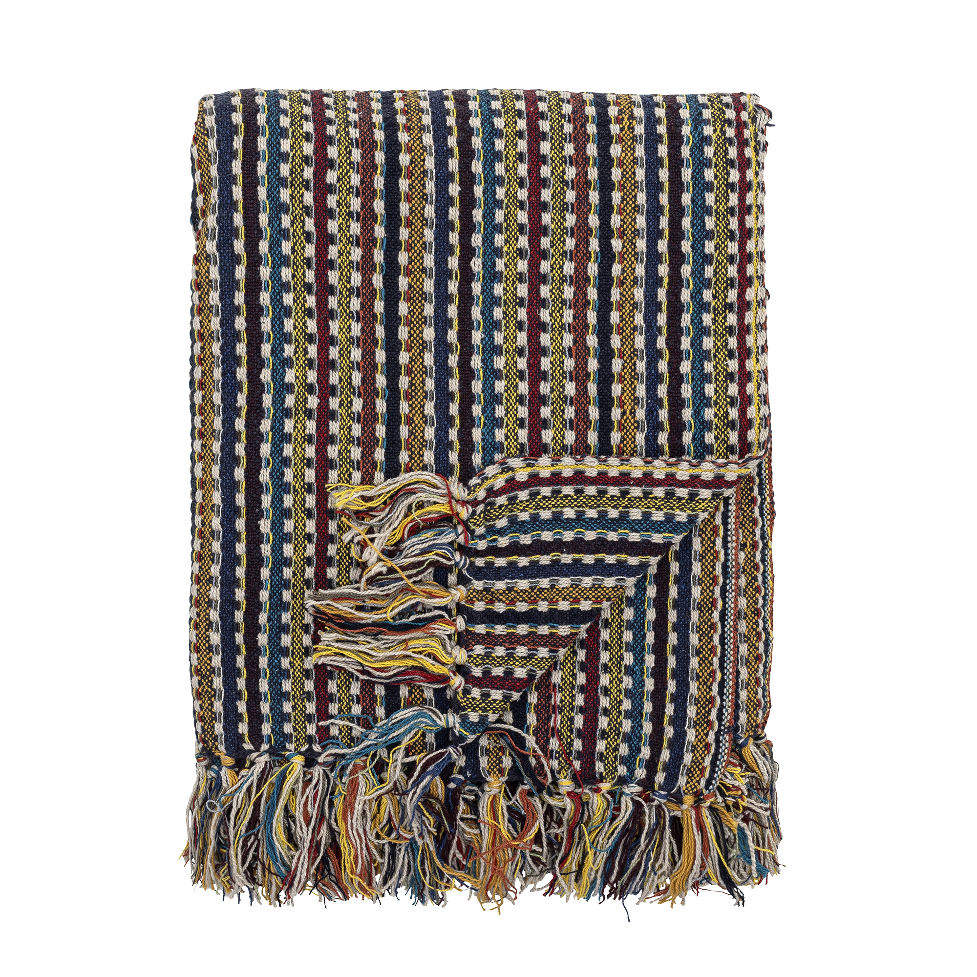 Bloomingville – Lazzario Pledd i Resirkulert Bomull 160×130 cm – Blå v:7749373 Bloomingville – Lazzario Pledd i Resirkulert Bomull 160×130 cm – Blå v:7749373