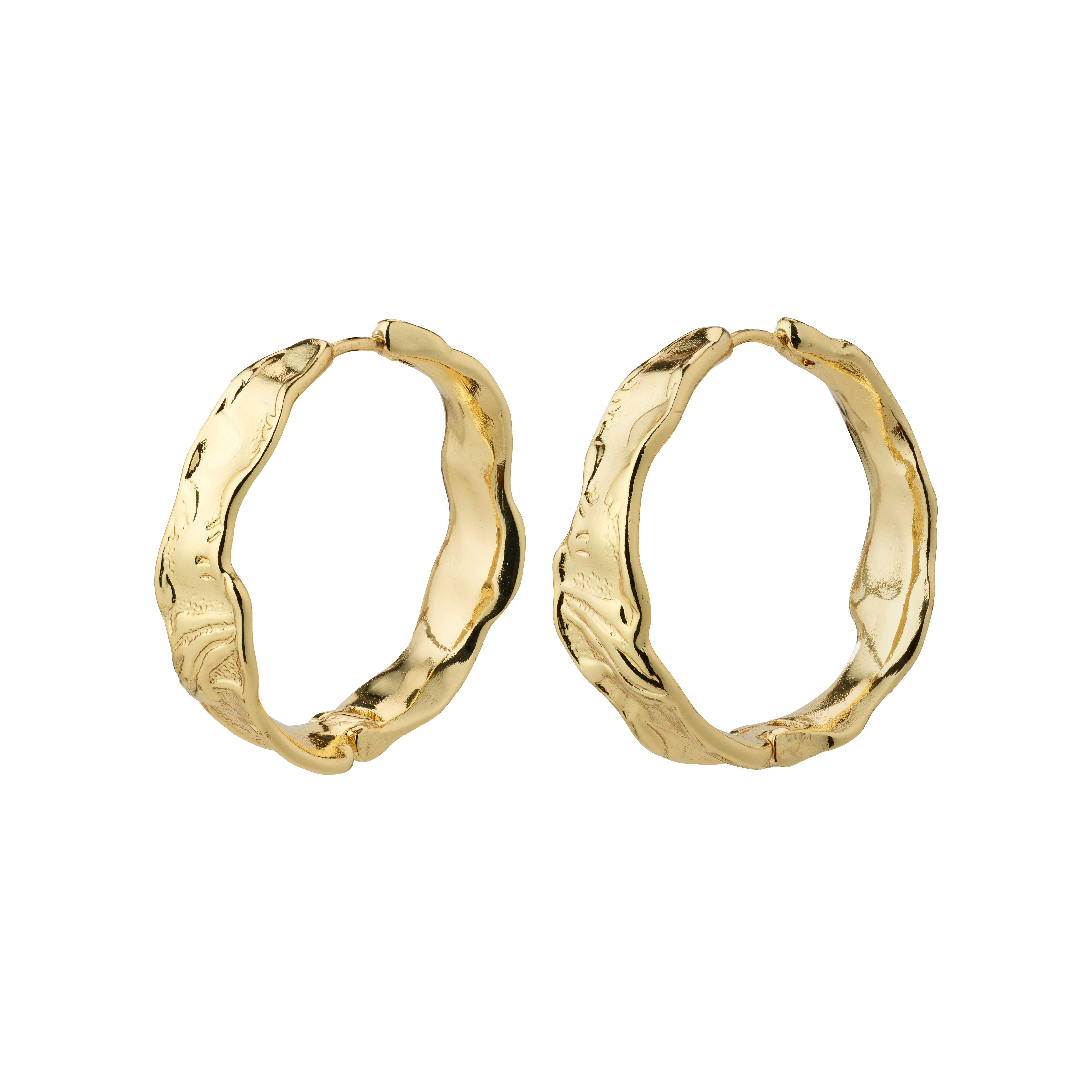 PILGRIM - JULITA Hoop Earrings - Gold-Plated - 30 mm v:4921158