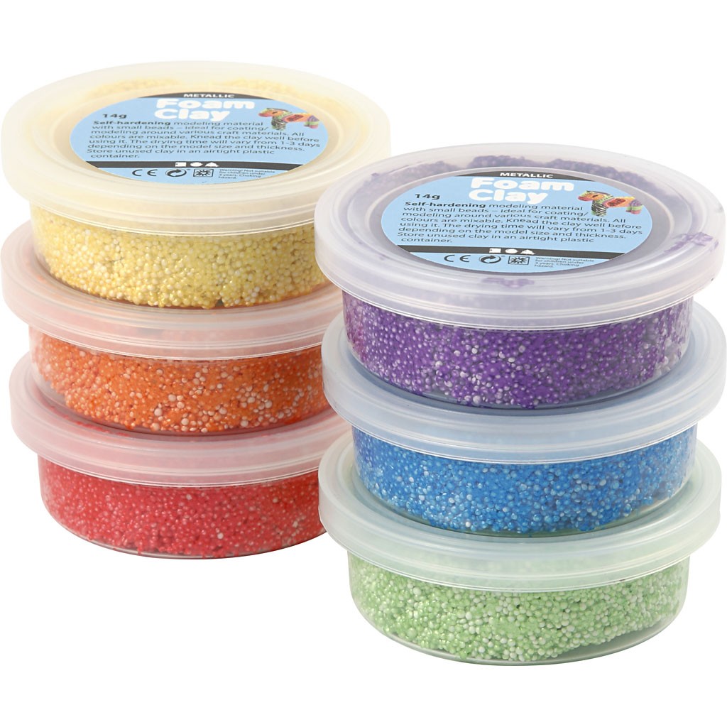 Foam Clay – Metallic Bright (6 x 14g) v:3692832