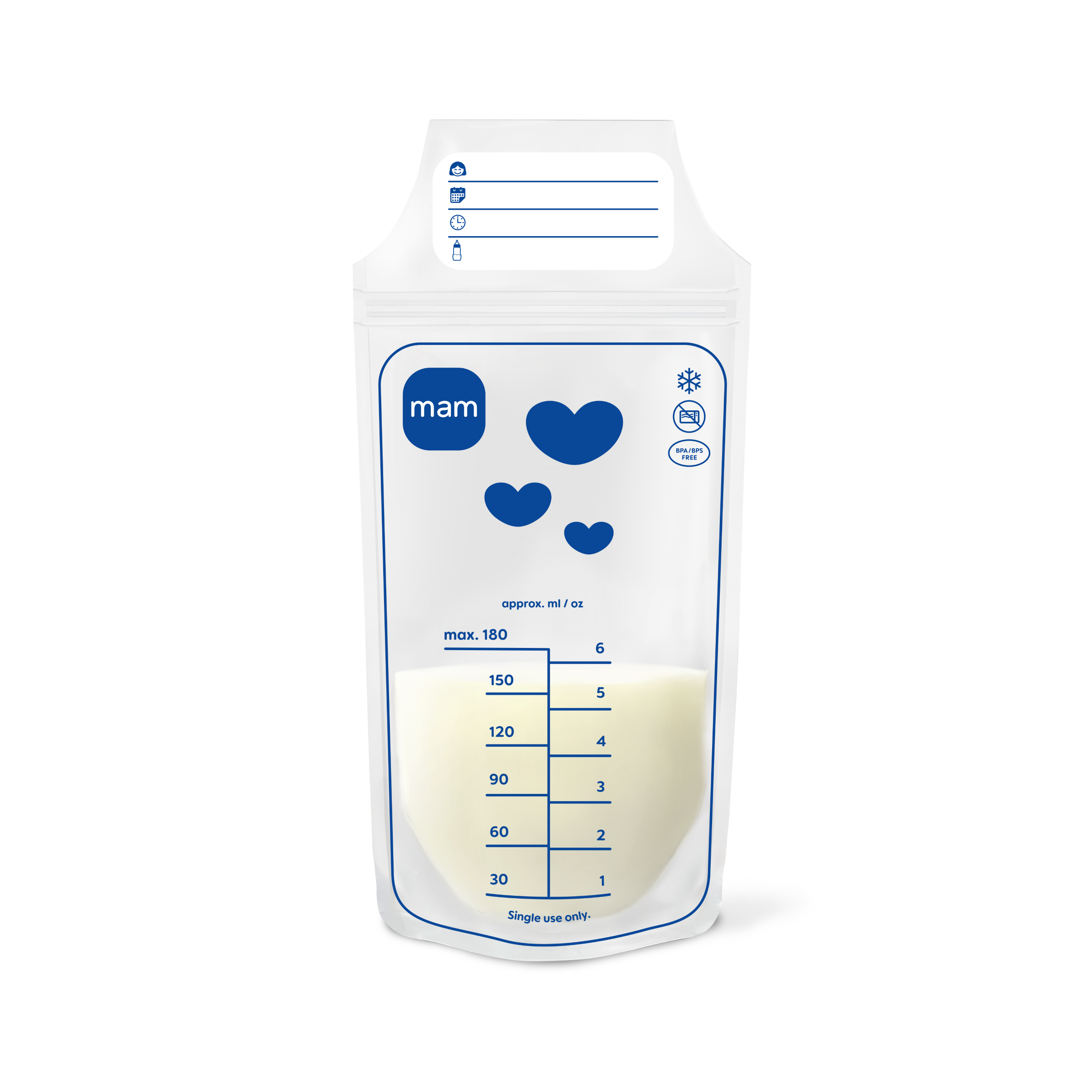 MAM – Breast Milk Storage Bags – 25 pack – 180 ml v:7796491
