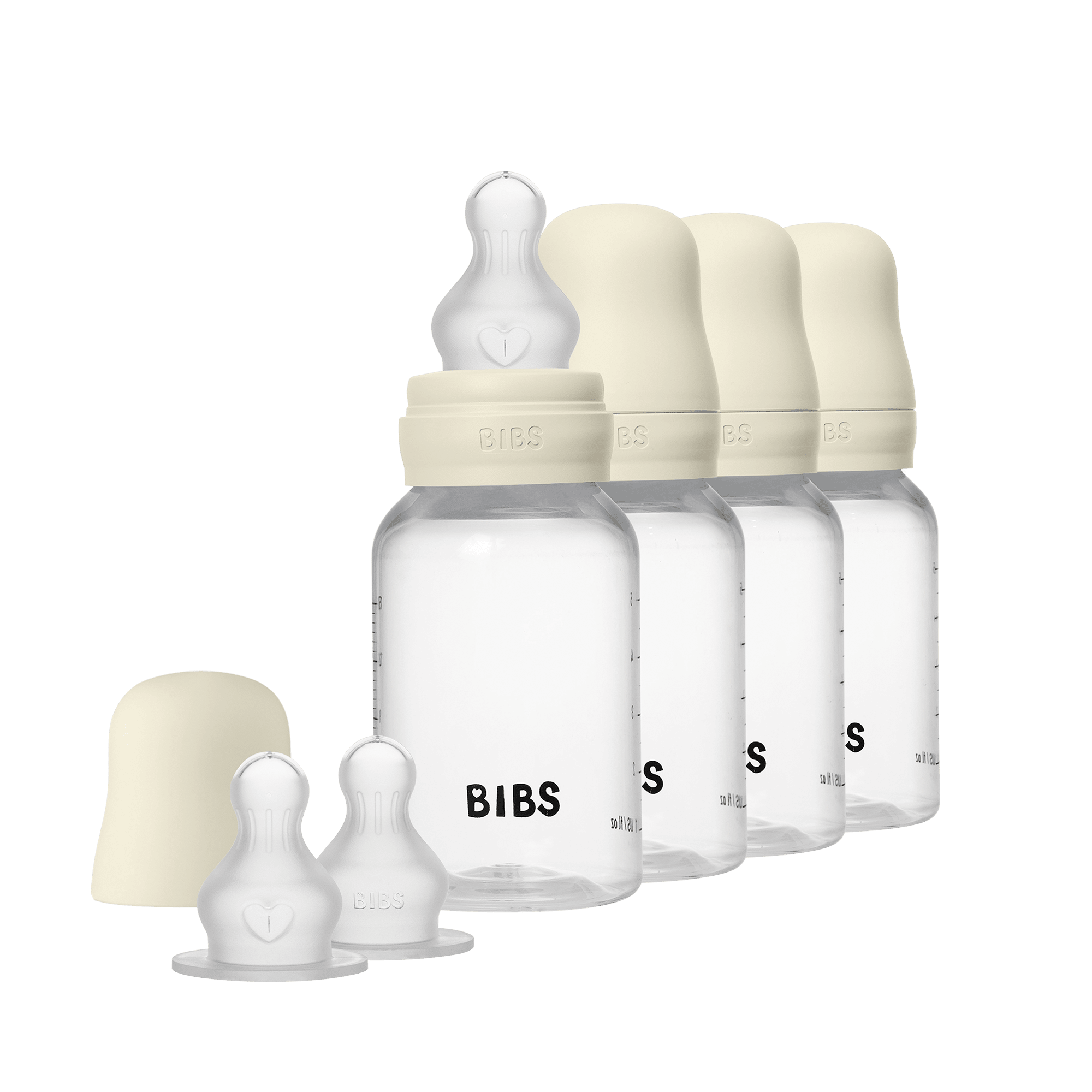 BIBS – Baby Bottle Round Silicone 4 Pack – Ivory – 150 ml v:4133871 BIBS – Baby Bottle Round Silicone 4 Pack – Ivory – 150 ml v:4133871