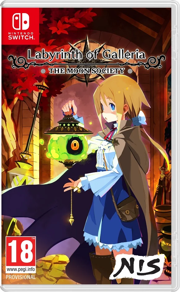 Labyrinth of Galleria: The Moon Society - Nintendo Switch - Engelsk - Standard - Gratis frakt v:1762455