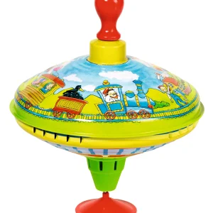GOKI – Humming top with wooden handle train – (53058) v:9393742