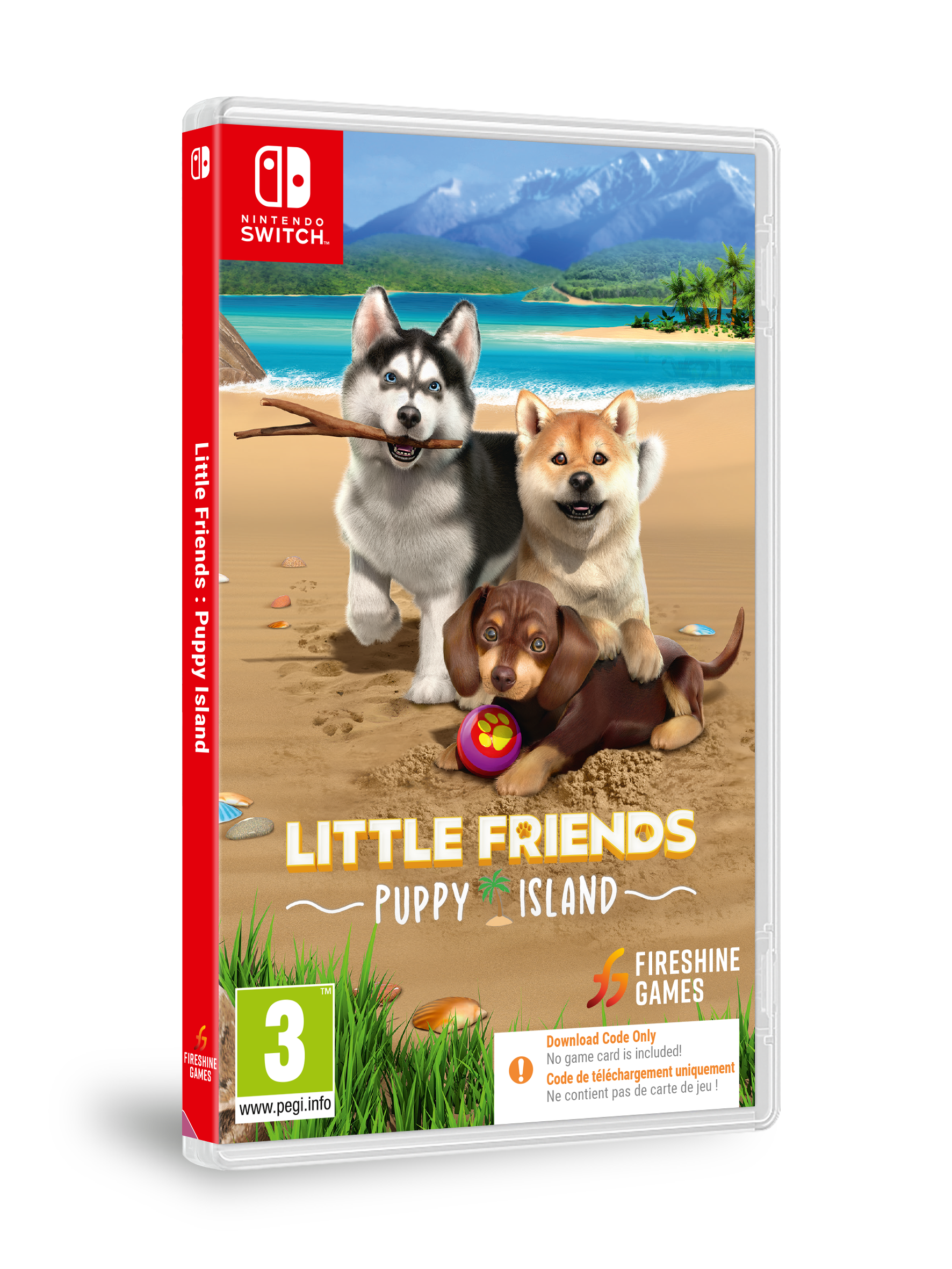 Little Friends Puppy Island (Code in a Box) - Nintendo Switch - Engelsk - Code in a Box v:9277675