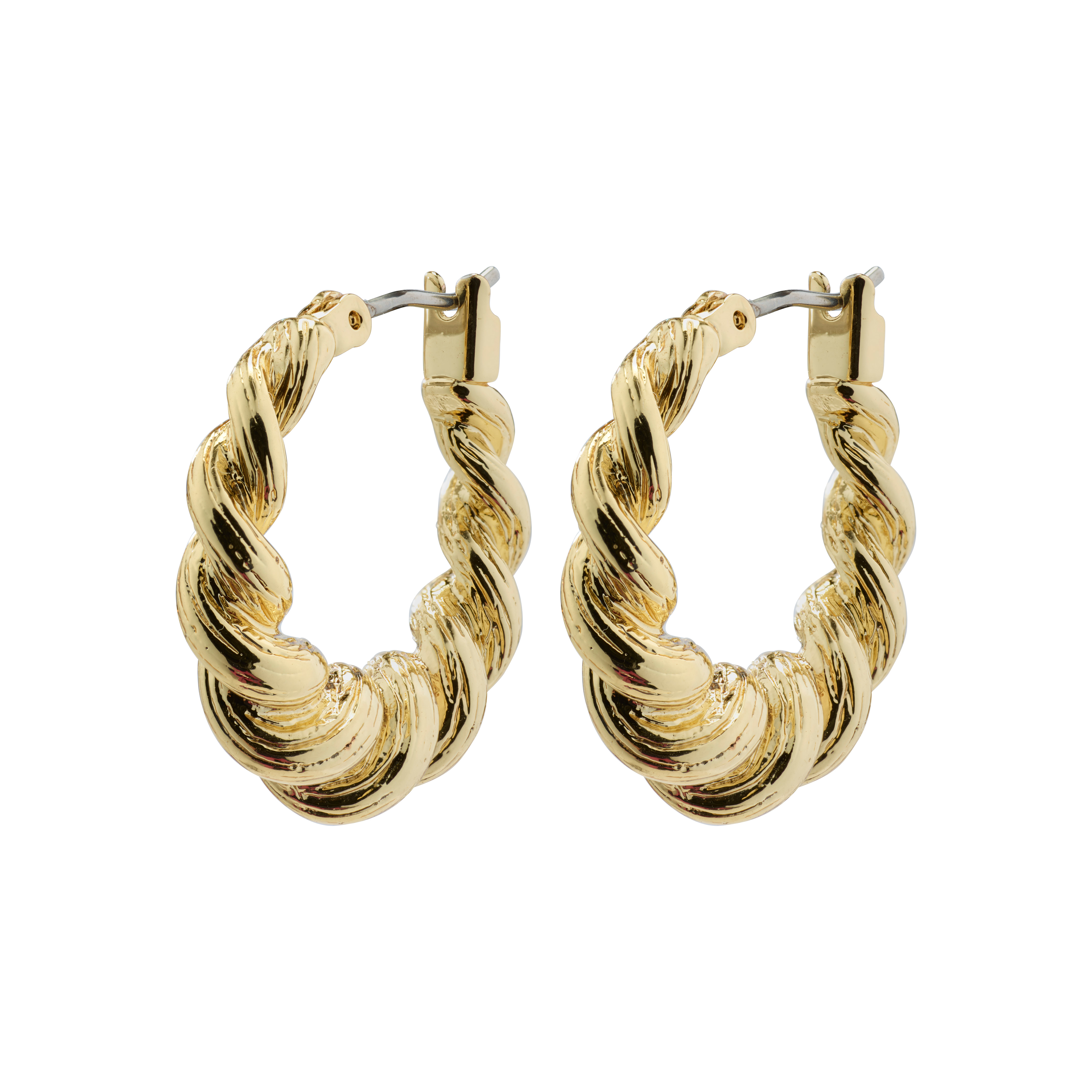PILGRIM – EILEEN Twirl Hoop Earrings – Gold-Plated – 21 mm v:4035306 PILGRIM – EILEEN Twirl Hoop Earrings – Gold-Plated – 21 mm v:4035306