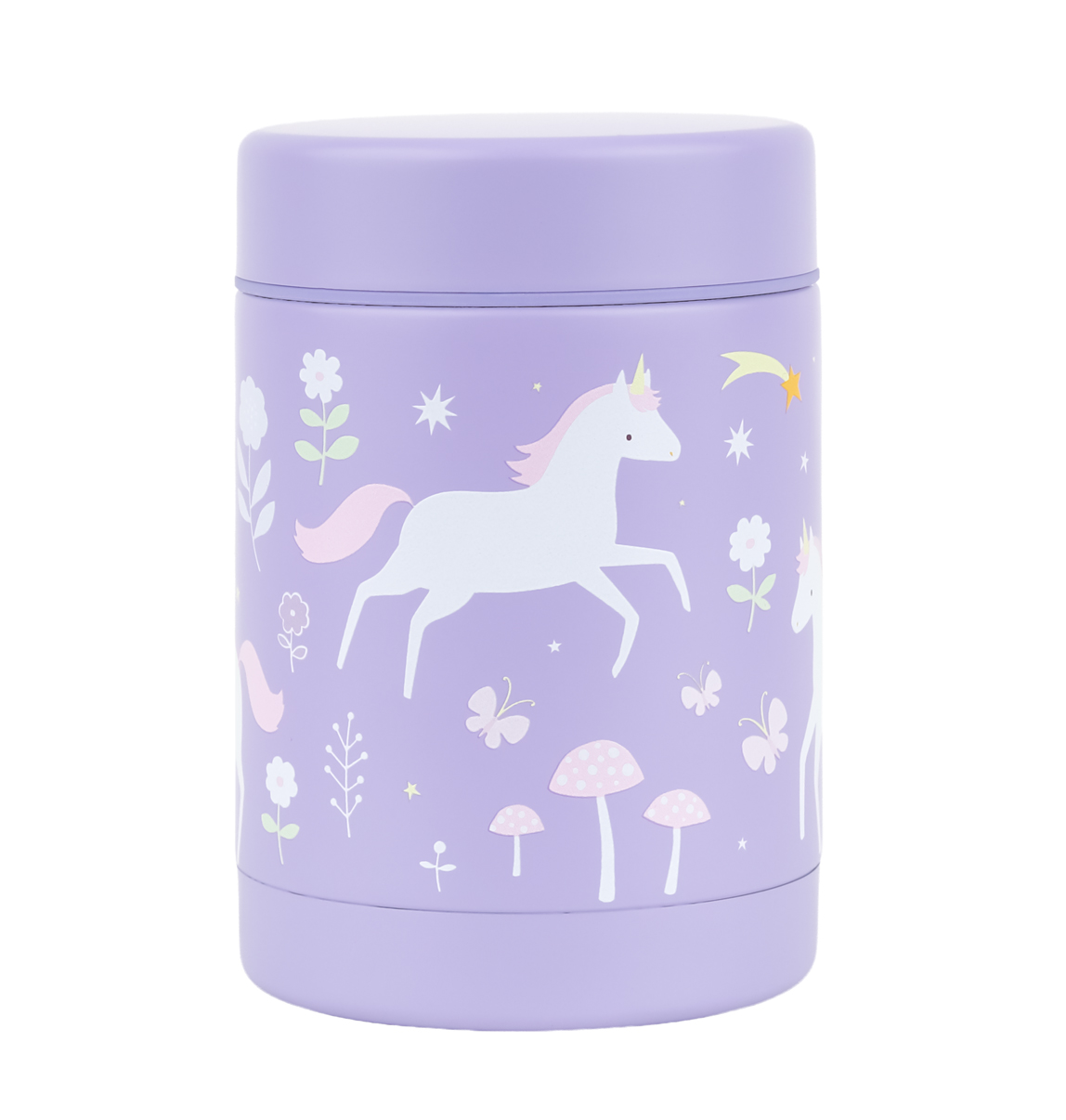 A little lovely company - Insulated stainless steel food jar - Unicorn dreams - 8 x 12 x 8 cm v:4970744