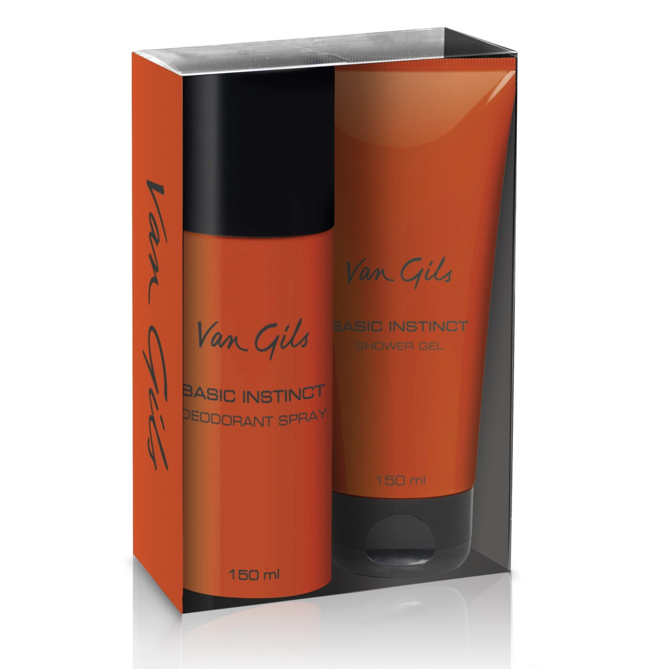 Van Gils - Basic Instinct - Deodorant Spray 150 ml & Shower gel 150 ml - Giftset v:1721207