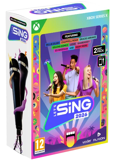 Let's Sing 2026 (2-mic) - Xbox Series X - Engelsk - Standard + 2 Mic Pack v:7004885