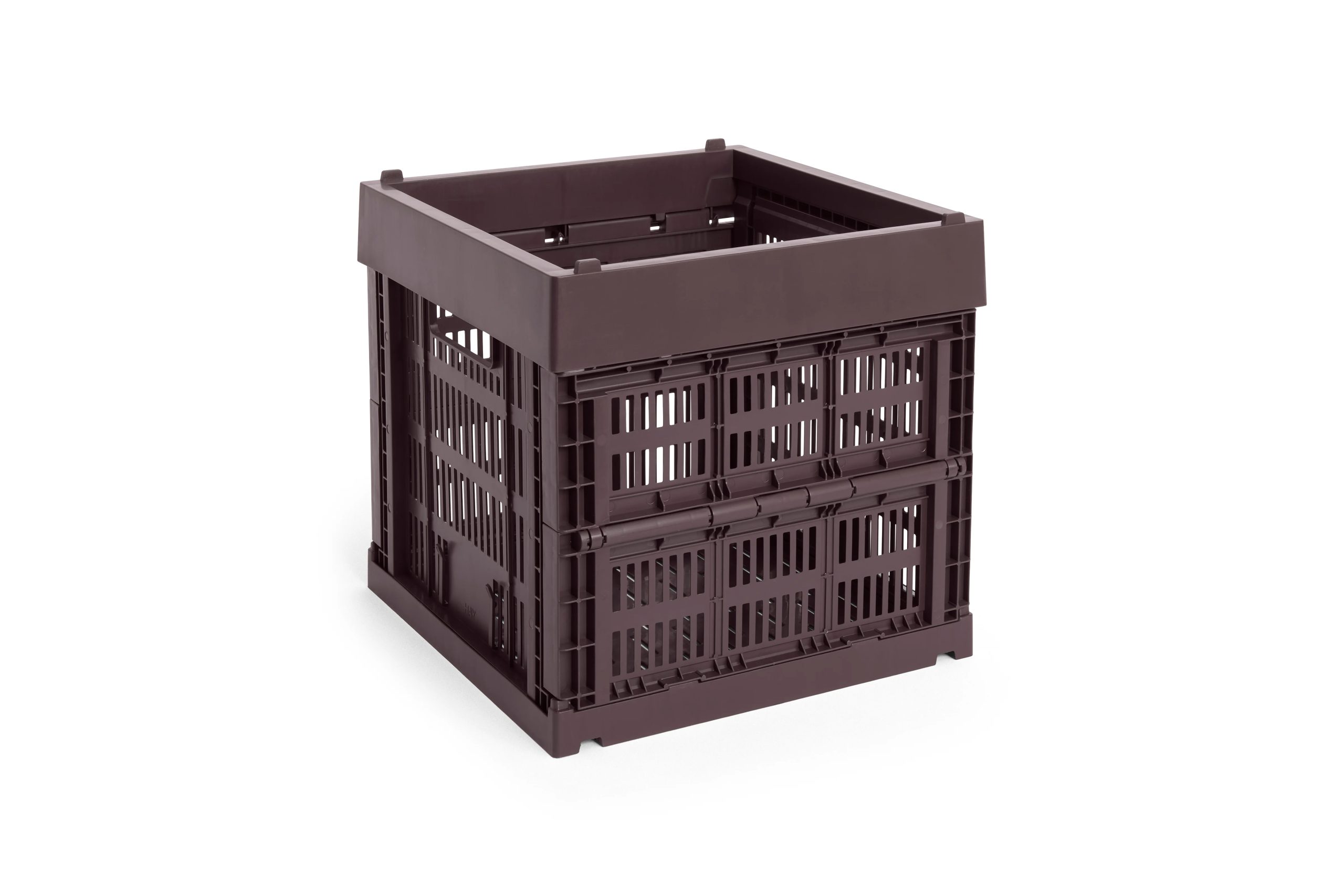 HAY - Colour Crate Cube Oppbevaringsboks (Bordeaux) - Bordeaux v:2896870