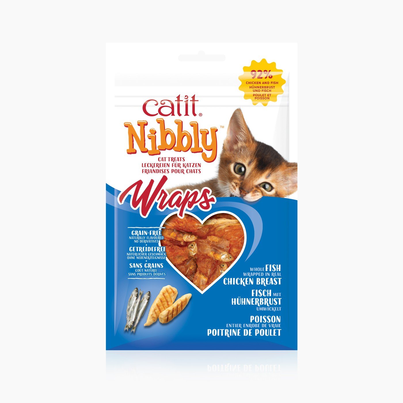 Catit – 6x Nibbly Wraps Treat for Cats – Chicken & Fish – 30g v:7982653 Catit – 6x Nibbly Wraps Treat for Cats – Chicken & Fish – 30g v:7982653