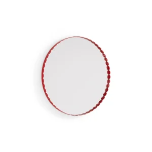 HAY – Arcs Rundt Veggspeil Ø60 cm (Rød) – Gratis frakt v:1407953 HAY – Arcs Rundt Veggspeil Ø60 cm (Rød) – Gratis frakt v:1407953
