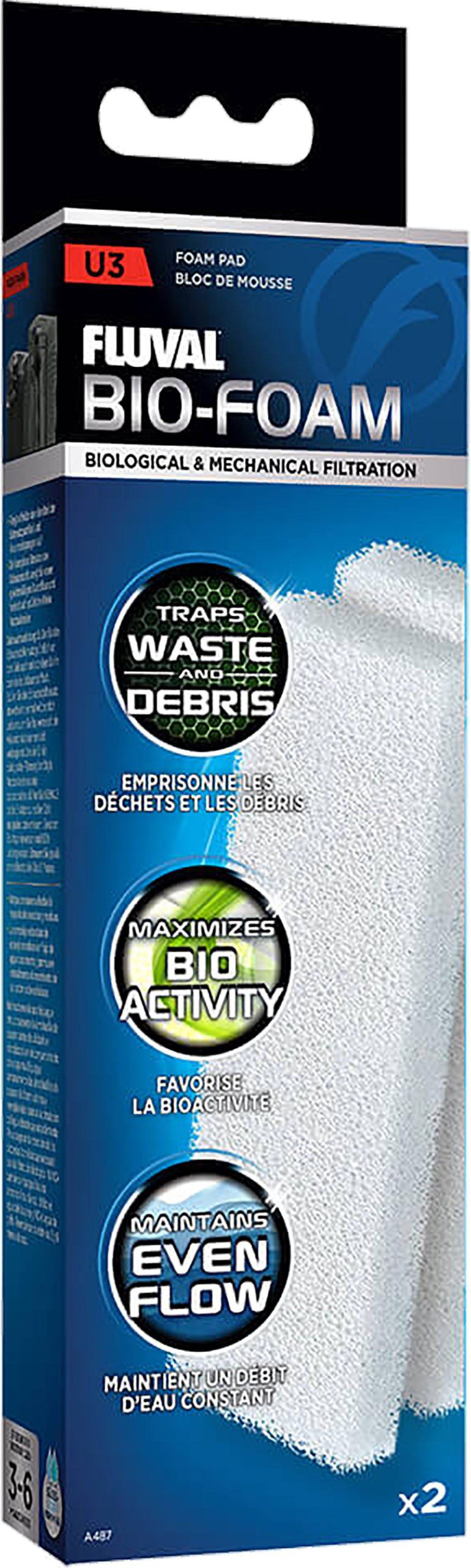 FLUVAL - Foam Pad 2 pack U3 - (126.2487) - U3 v:3922833