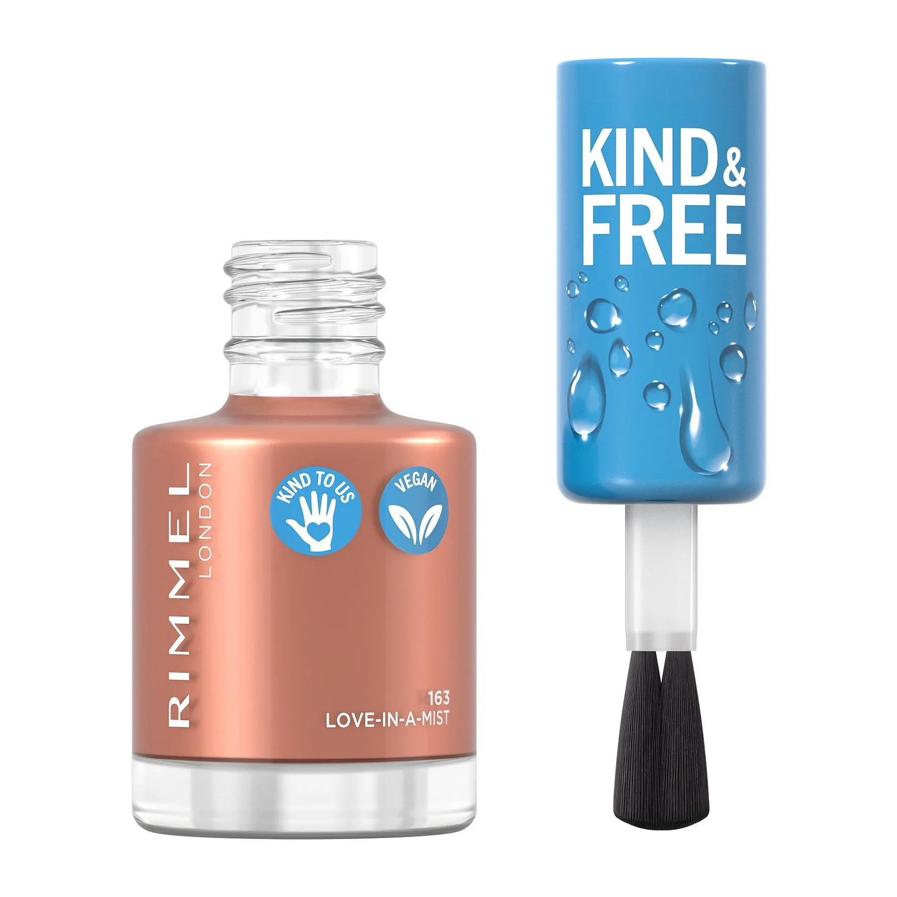 Rimmel – Kind & Free – Clean Nail Polish – 163 love-in-a-mist v:7735723 Rimmel – Kind & Free – Clean Nail Polish – 163 love-in-a-mist v:7735723