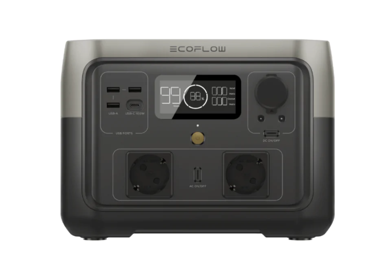 Ecoflow - River 2 Max Portable Power Station - 512Wh - Gratis frakt v:9705045