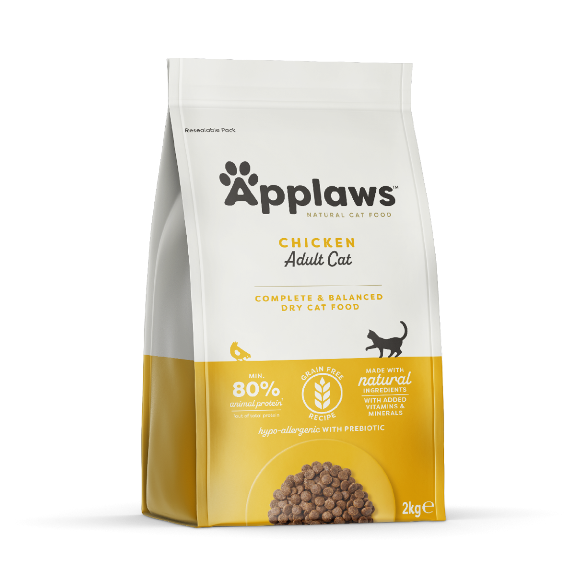 Applaws - Tørrfôr til katt Voksen Kylling - 2 kg v:4842453