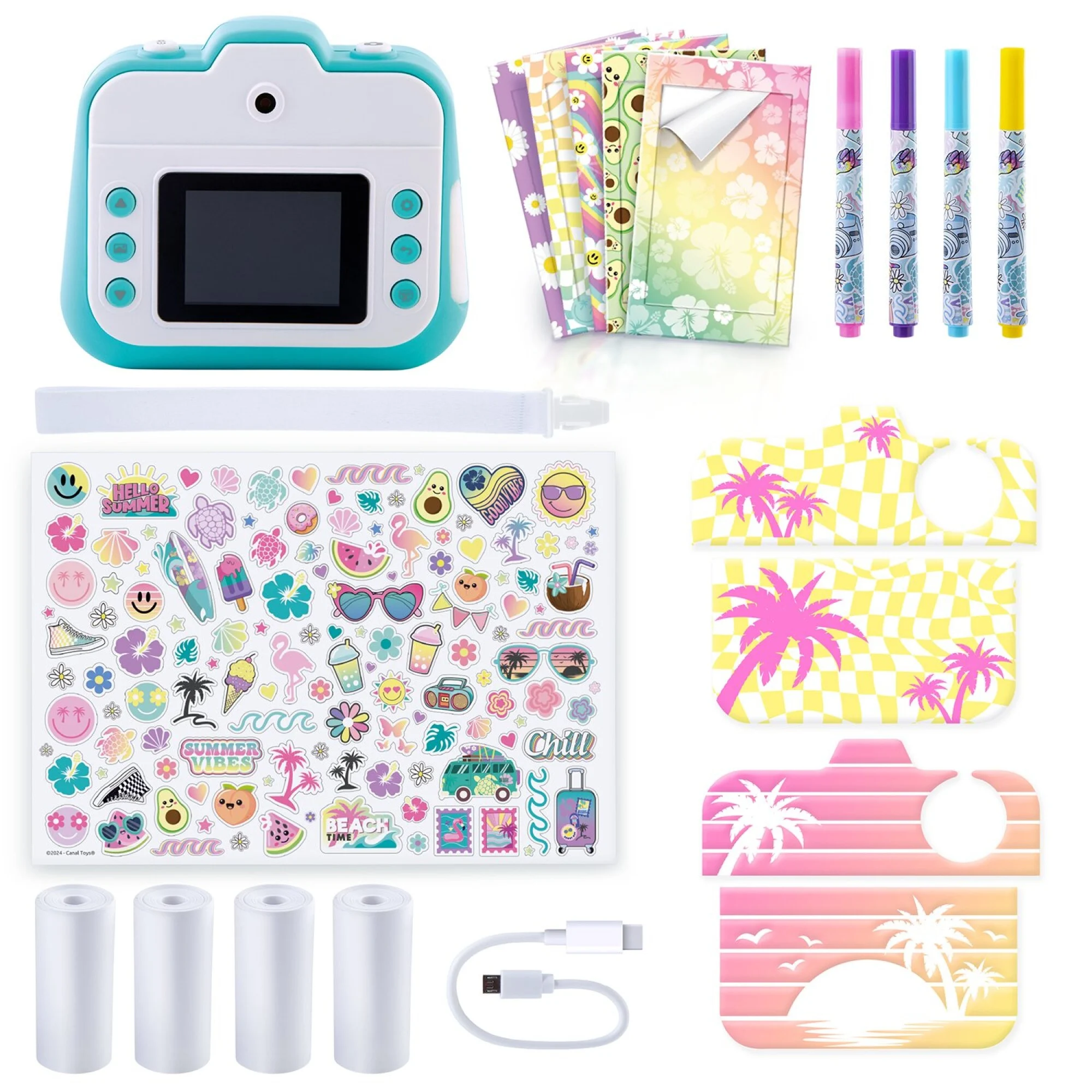 Photo Creator Instant Kamera - Sommer Edition - Gratis frakt v:5210556