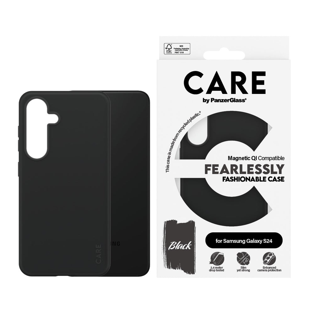 CARE by PanzerGlass - Case - Black - Samsung S24 v:7317708