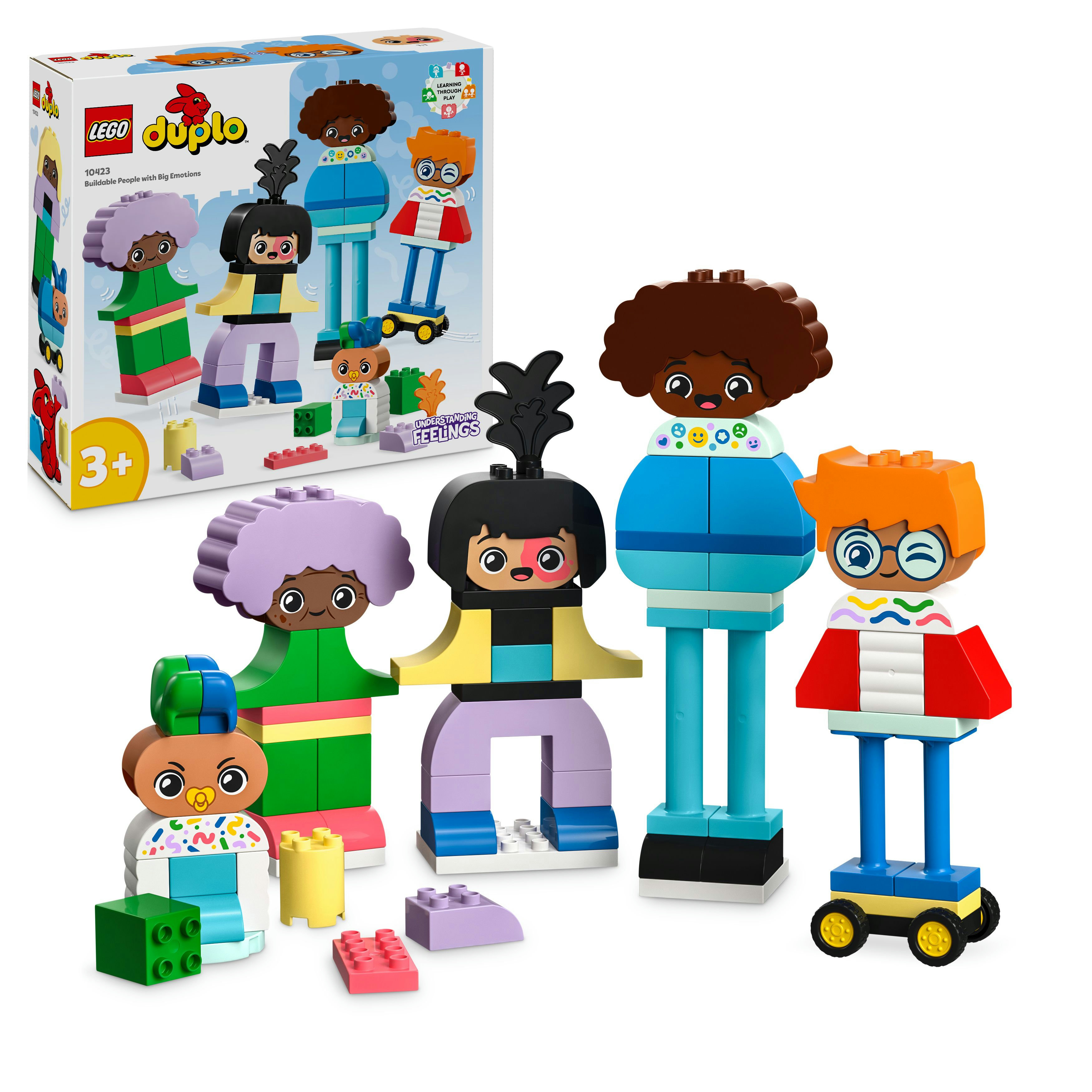 LEGO - DUPLO - Byggbare personer med sterke følelser (10423) - Gratis frakt v:3040175