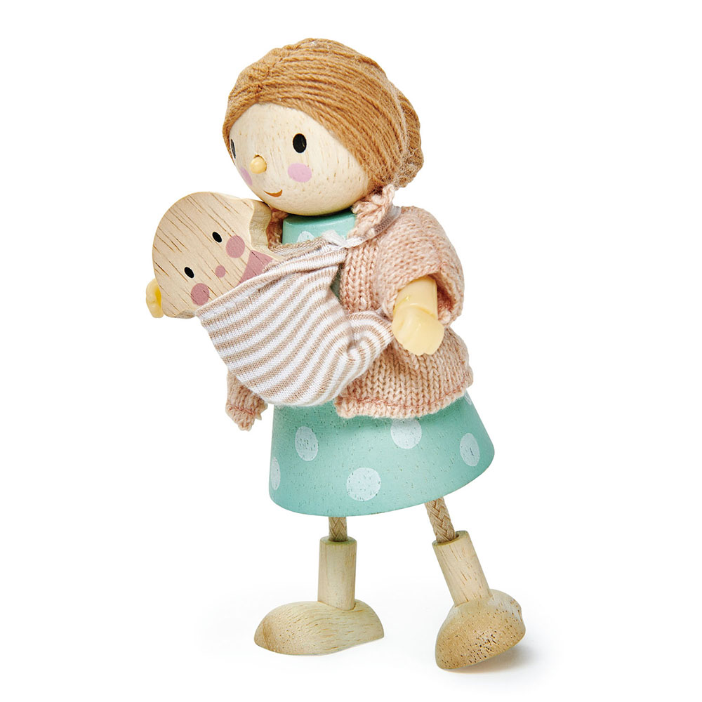 Tender Leaf - Dollhouse Figure - Mrs Goodwood and Baby - (TL8144) v:8903000