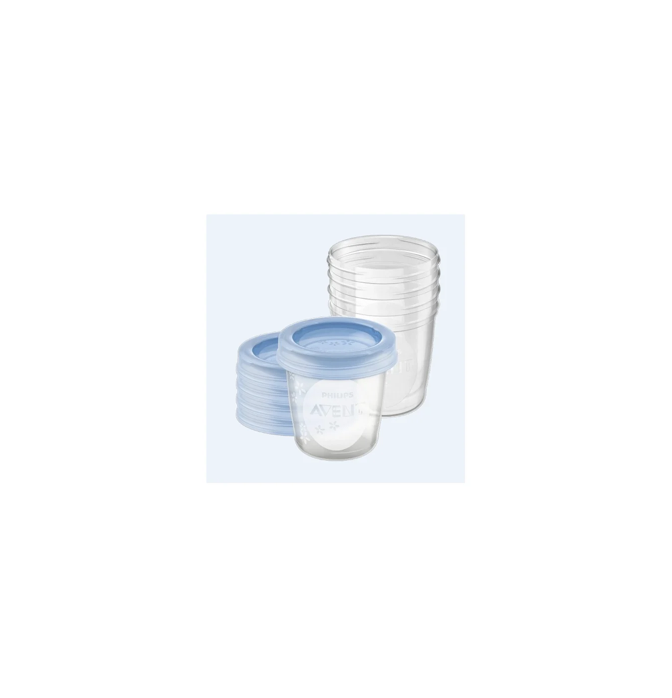 Philips Avent - Breast milk storage cup 180ml/6oz, 5 pcs v:8728941