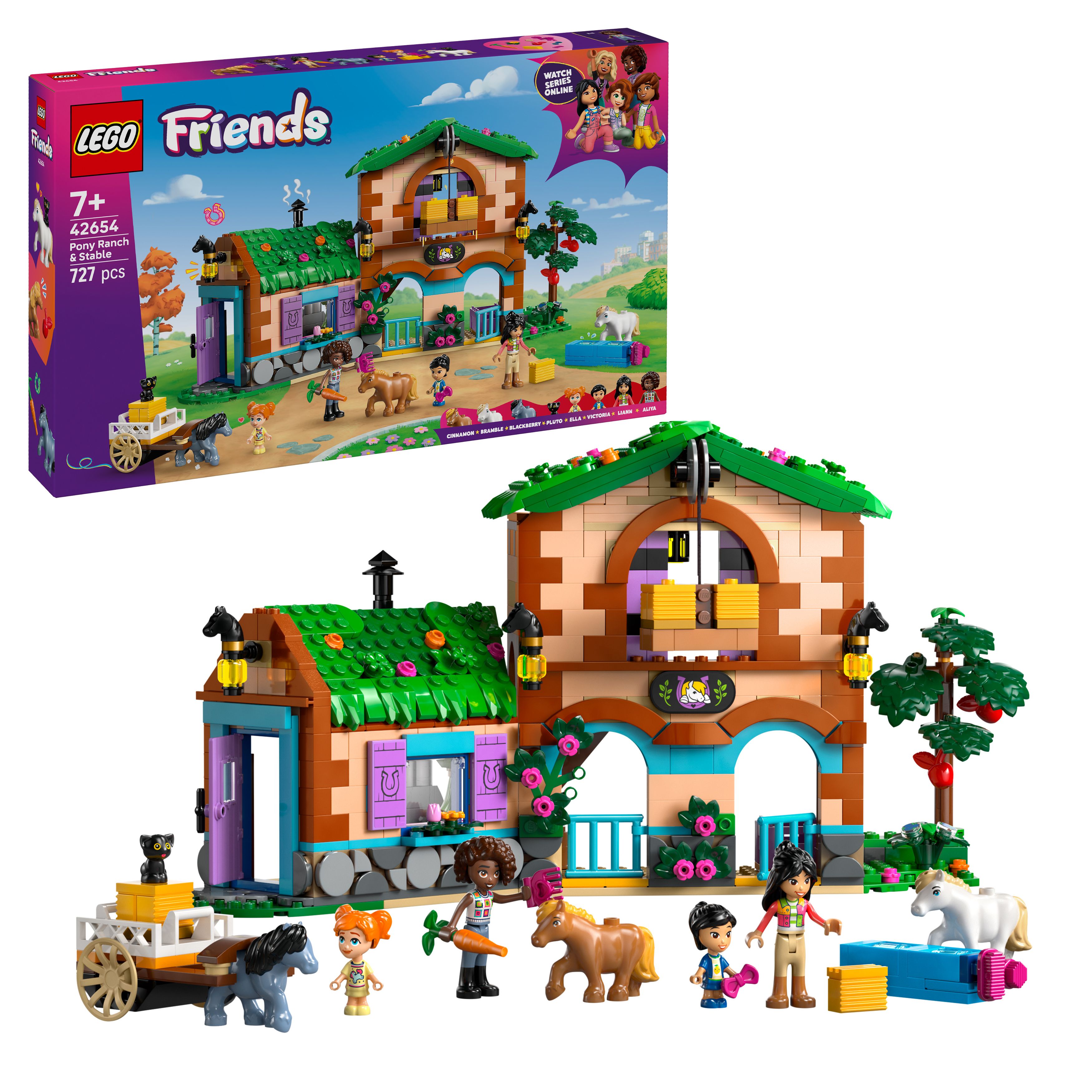LEGO - Friends - Ponniranch med stall (42654) - Gratis frakt v:9316977