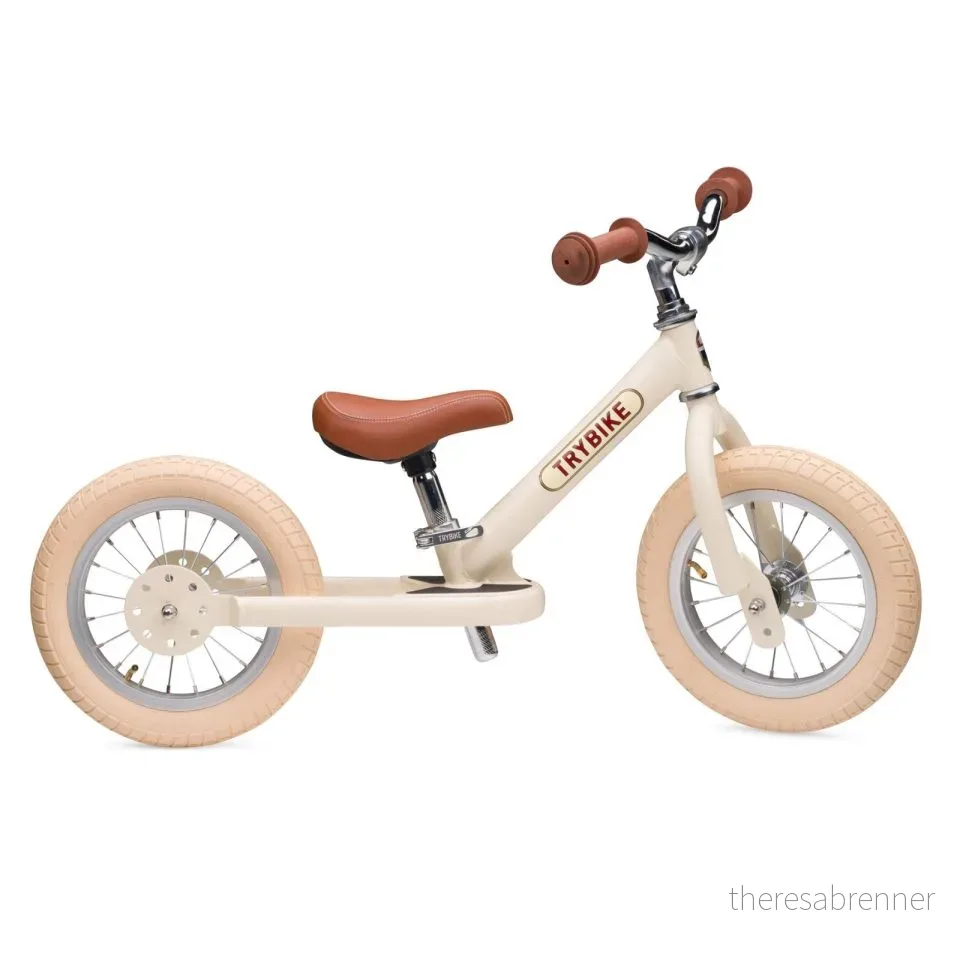 Trybike - 2 Wheel Steel, Creme (30TBS-2-CRE-VIN) - Gratis frakt v:8632583
