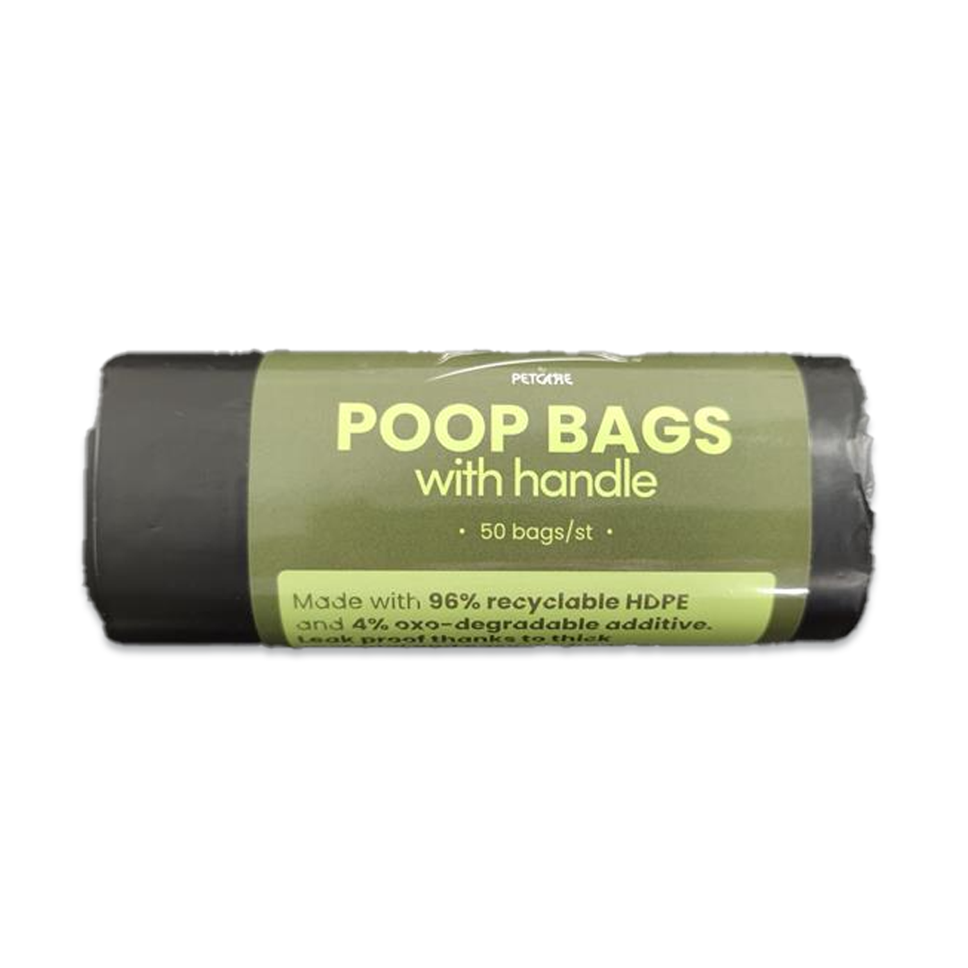Active canis – Dog poop bags 50 pcs – with handle v:8485005