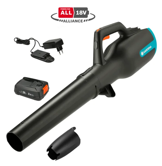 GARDENA Batteridrevet Løvblåser PowerJet 18V P4A – Klar til bruk med full kraft - Gratis frakt v:3050181