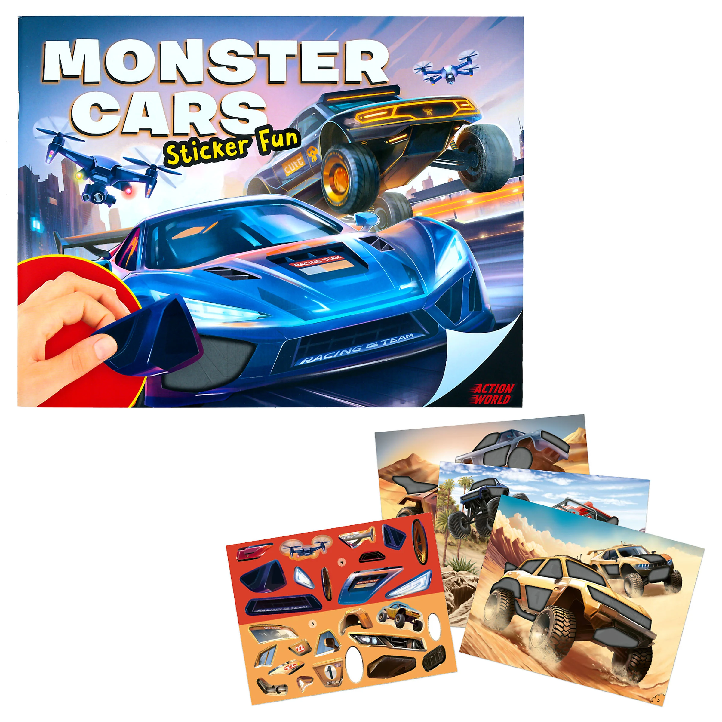 Dino World – Monster Cars Sticker Fun (0414206) v:8311753 Dino World – Monster Cars Sticker Fun (0414206) v:8311753