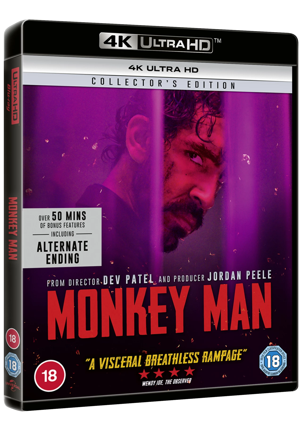 Monkey Man 4K Ultra HD Blu-ray v:4506198