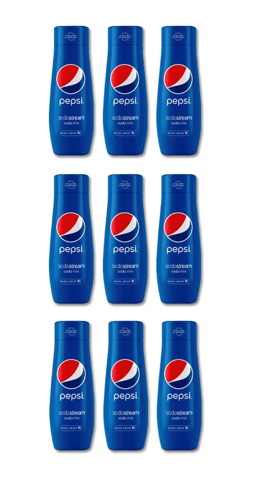 SodaStream - Pepsi (9 pcs) - Bundle - Gratis frakt v:7637226
