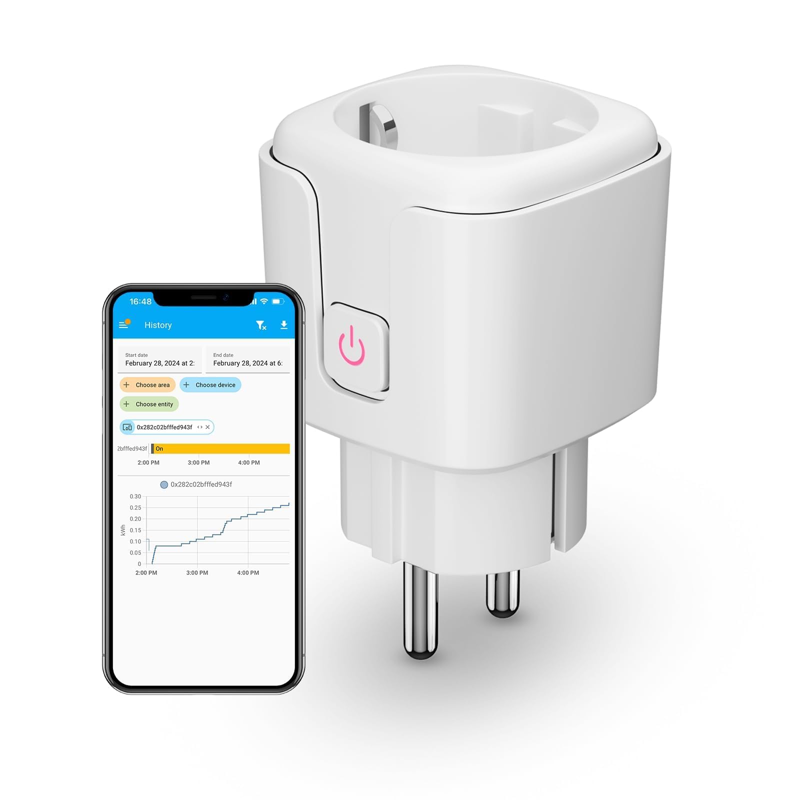 ThirdReality Smart Plug E2 (Type-F) – Zigbee Smart Stikkontakt med Energimåling v:2998578 ThirdReality Smart Plug E2 (Type-F) – Zigbee Smart Stikkontakt med Energimåling v:2998578