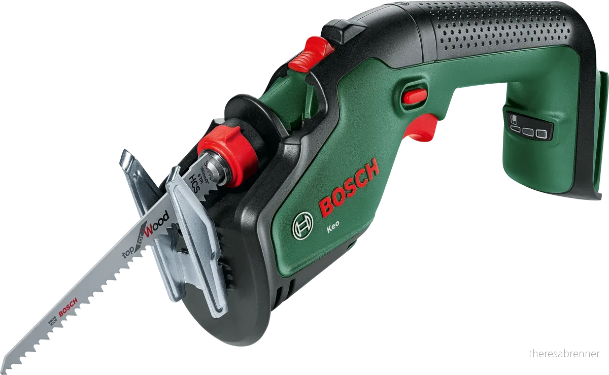 Bosch DIY Home and Garden Bosch sladdlös trädgårdssåg/sticksåg/återgående såg/reciprosåg (utan batteri, 18 voltsystem, skärkapacitet 80 mm, med schweizisk precisionssågblad för trä, i kartong) - Gratis frakt v:5084065