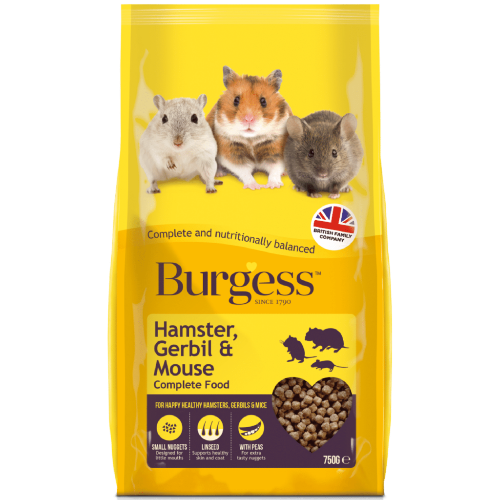 Burgess - Hamster Nuggets - 750gr - best before 27th.June-2026 - often good after v:5744288