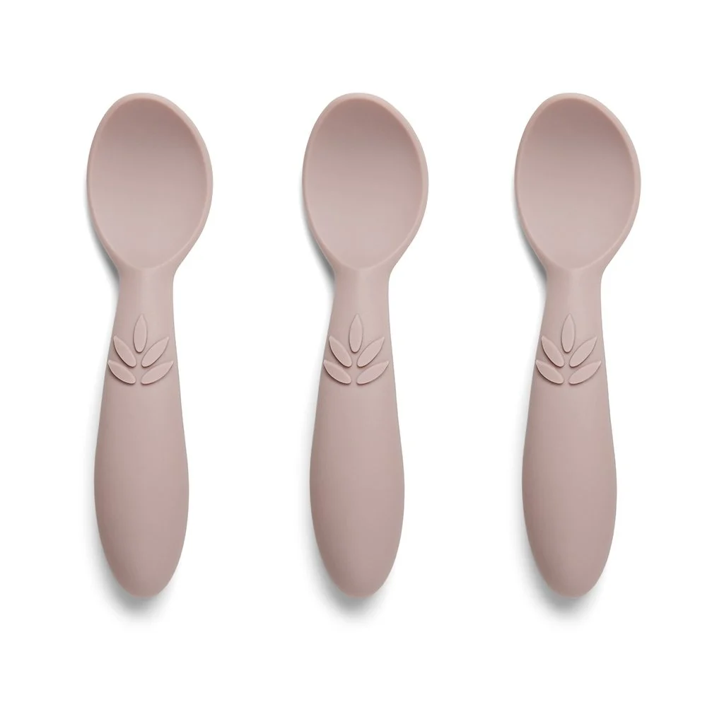 Nuuroo - Ella silicone spoon 3-pack - Woodrose - Woodrose v:2513209