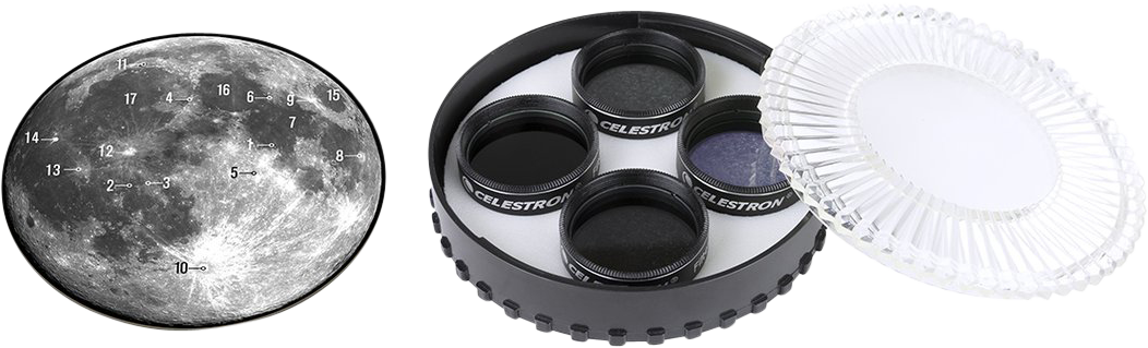 Celestron - Moon Filter Set 1,25" - Gratis frakt v:3691780