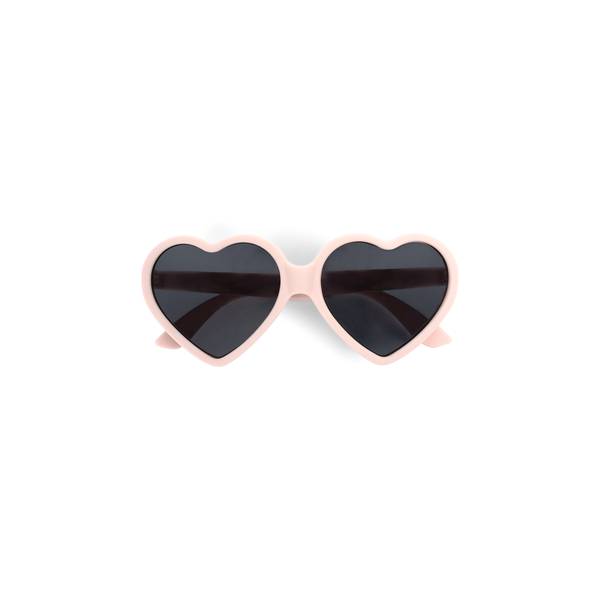 Filibabba – Kids sunglasses in recycled plastic – Heart – Peach Whip – Pink – 1-3 years v:1151444