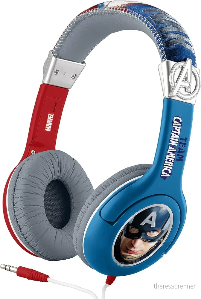 eKids - Captain America Stereo Headphones v:4334853