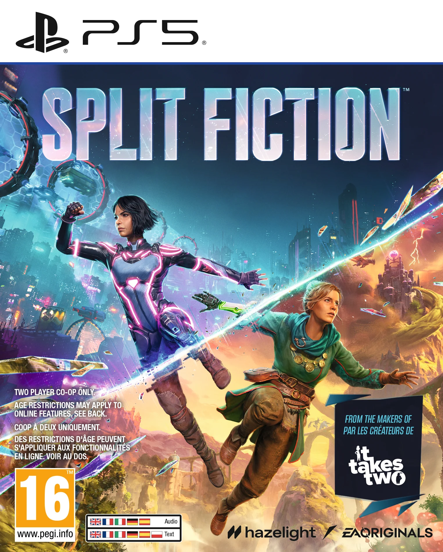 Split Fiction - PlayStation 5 - Engelsk - Standard - Gratis frakt v:5211261