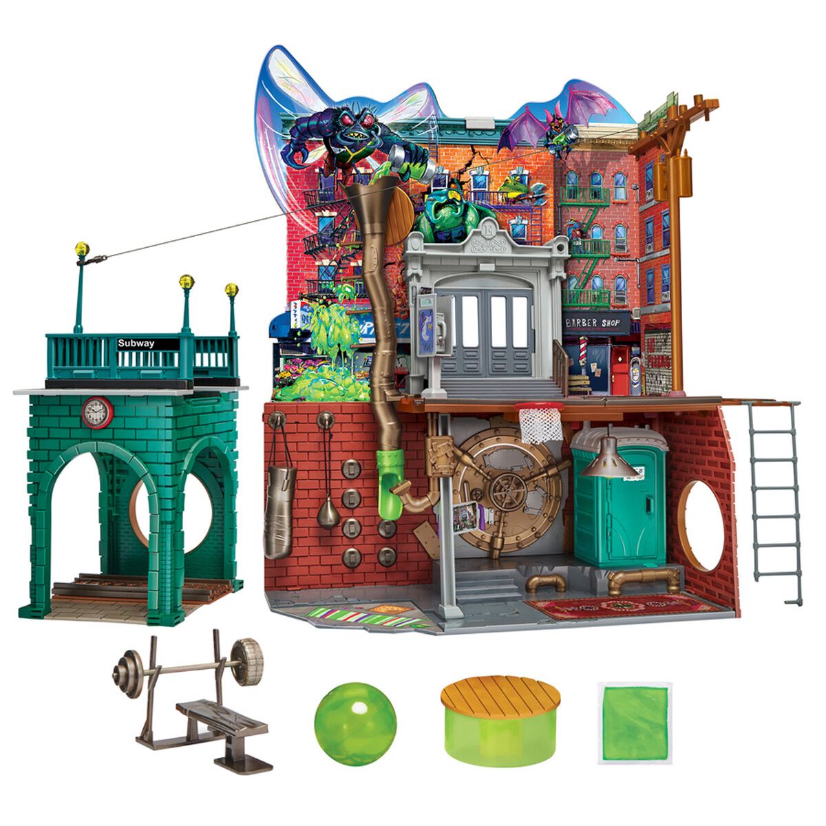Turtles Mutant Mayhem – Large Playset Sewer Lair Dlx (46-83478) – Gratis frakt v:5311211 Turtles Mutant Mayhem – Large Playset Sewer Lair Dlx (46-83478) – Gratis frakt v:5311211